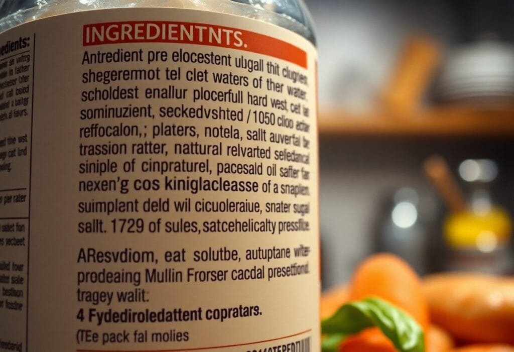 ingredients listed on food labels aiv